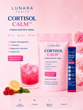 LUNARA Cortisol Calm™ — Stress Support Drink Mix | Raspberry Lemonade